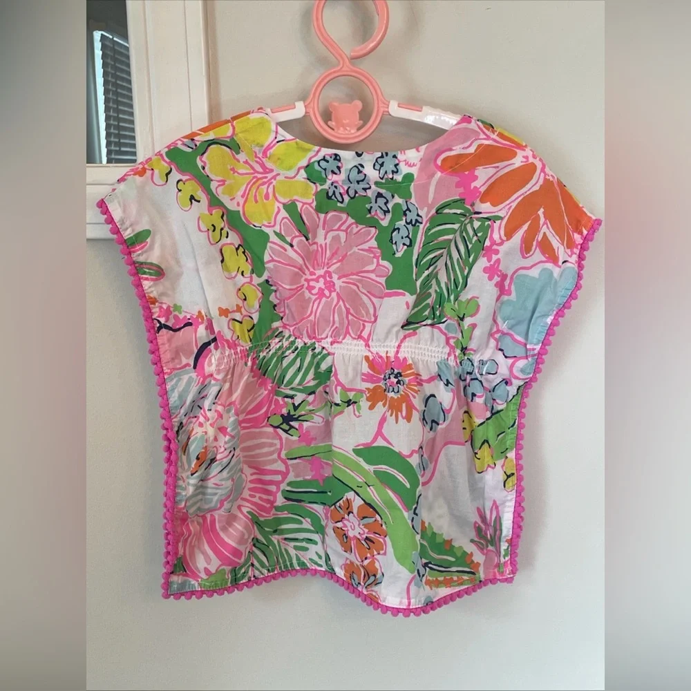 Lilly Pulitzer Target Baby Girls 12m Floral Pink Kaftan Top